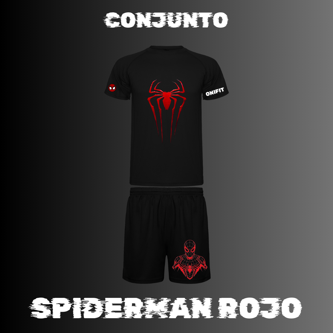 CONJUNTO SHORT SPIDERMAN